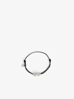 Zadig & Voltaire Zadig Link Heart Strass Bracelet Black