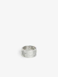 Zadig & Voltaire Rock Star Strass Ring Shiny Silver -Zadig & Voltaire Clothing OWJW01772 SHINY SILVER ADDI 2 686cca82c8c9a