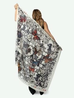 Zadig & Voltaire Blondie 135 Silk Scarf Flash -Zadig & Voltaire Clothing OWSC00470 FLASH HOVER 681dc37d14ba6