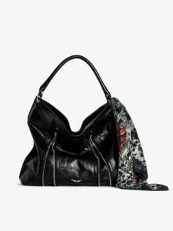 Zadig & Voltaire Blondie Silk Scarf Ink -Zadig & Voltaire Clothing OWSC00487 INK ADDI 6 681dc5150d42a