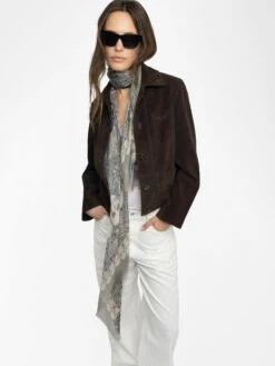 Zadig & Voltaire Kerry Scarf Record -Zadig & Voltaire Clothing OWSC01519 RECORD ADDI 2 6835c8df8b6a0