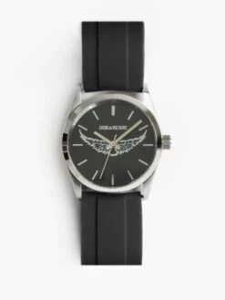 Zadig & Voltaire Zadig Rubber Wings Watch Black