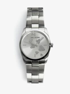 Zadig & Voltaire Zadig Strass Heart Watch Silver