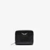 Zadig & Voltaire Mini ZV Wallet Black -Zadig & Voltaire Clothing PWGAP4001F NOIR PACKSHOT 661900a254546