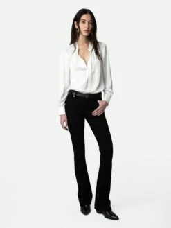 Zadig & Voltaire Tink Satin Blouse White