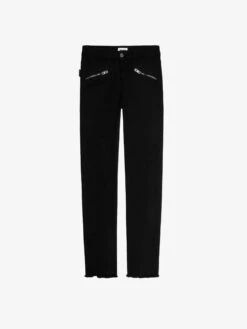 Zadig & Voltaire Ava Jeans Black 11 Zadig & Voltaire Ava Jeans Black -Zadig & Voltaire Clothing PWGCT3003F NOIR PACKSHOT