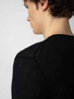 Zadig & Voltaire Teiss Cashmere Sweater Black 9 Zadig & Voltaire Teiss Cashmere Sweater Black -Zadig & Voltaire Clothing PWGMZ1102H NOIR ADDI 1