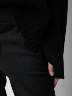 Zadig & Voltaire Alma Rock & Roll Sweater Black -Zadig & Voltaire Clothing PWHMZ1101F NOIR ADDI 1