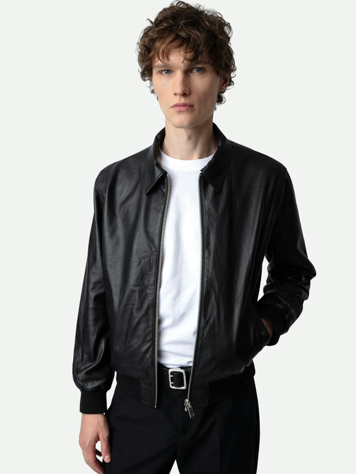 Zadig & Voltaire Mate Leather Jacket Black 7 Zadig & Voltaire Mate Leather Jacket Black - Image 5