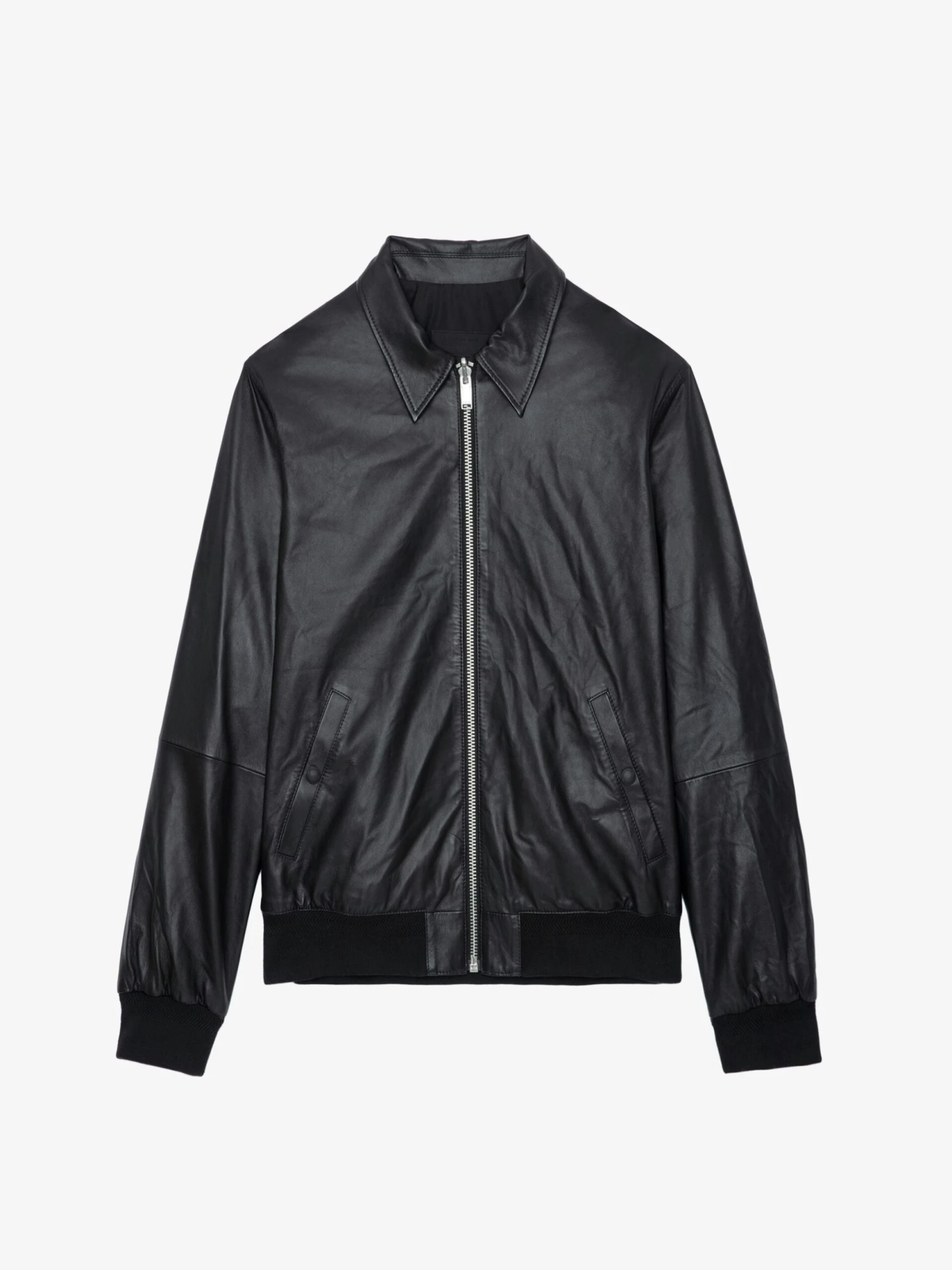 Zadig & Voltaire Mate Leather Jacket Black 8 Zadig & Voltaire Mate Leather Jacket Black - Image 6