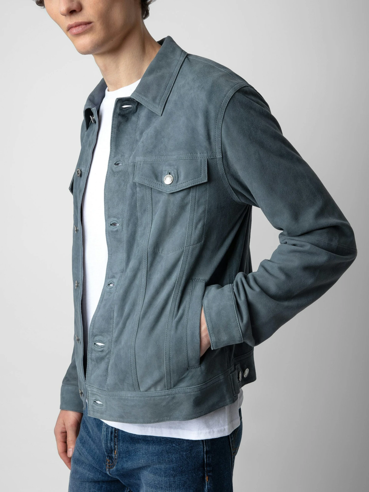 Zadig & Voltaire Base Suede Jacket Uniform 7 Zadig & Voltaire Base Suede Jacket Uniform - Image 5