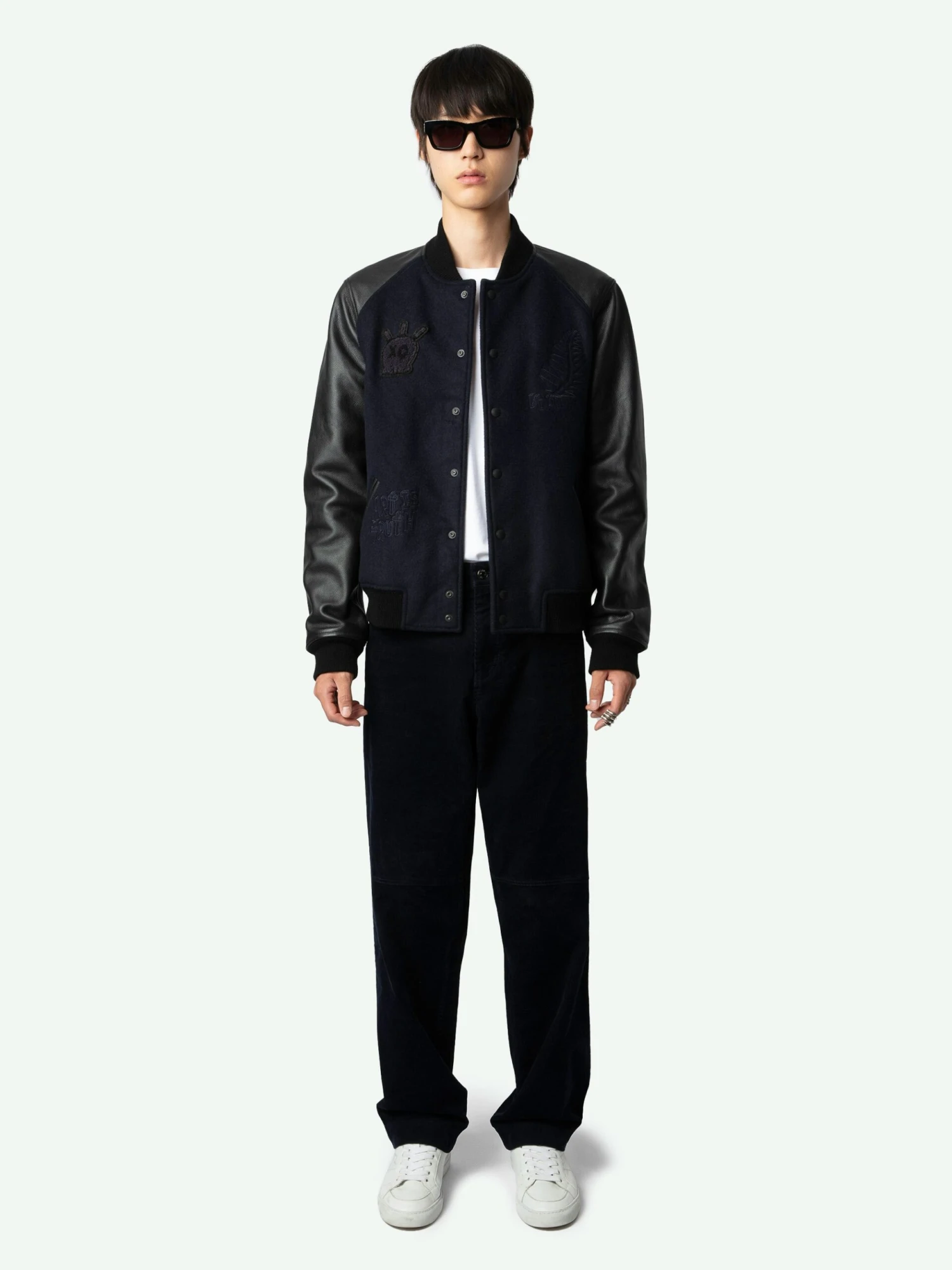 Zadig & Voltaire Birdieh Bomber Jacket Encre 3 Zadig & Voltaire Birdieh Bomber Jacket Encre
