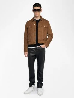 Zadig & Voltaire Bases Suede Jacket Cognac 12 Zadig & Voltaire Bases Suede Jacket Cognac -Zadig & Voltaire Clothing RMOW01125 COGNAC ADDI 1 6863f57bbc20a