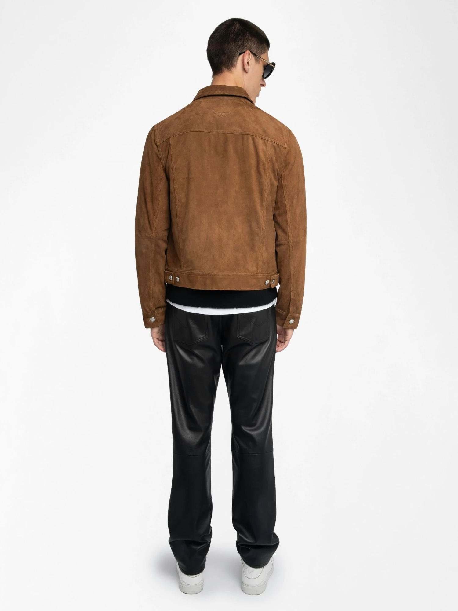 Zadig & Voltaire Bases Suede Jacket Cognac 4 Zadig & Voltaire Bases Suede Jacket Cognac - Image 2