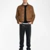 Zadig & Voltaire Bases Suede Jacket Cognac 2 Zadig & Voltaire Bases Suede Jacket Cognac -Zadig & Voltaire Clothing RMOW01125 COGNAC SHOOTING 6863f3a525d1e