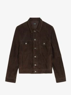 Zadig & Voltaire Bases Suede Jacket Dark Chocolate 15 Zadig & Voltaire Bases Suede Jacket Dark Chocolate -Zadig & Voltaire Clothing RMOW01125 DARK CHOCOLATE PACKSHOT 686681dad5244