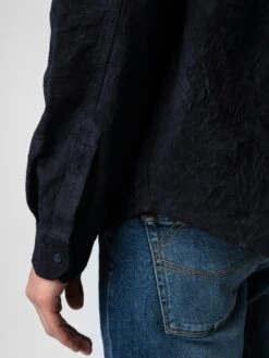 Zadig & Voltaire Serge Suede Shirt Encre -Zadig & Voltaire Clothing RMSH00011 ENCRE ADDI 2