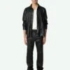 Zadig & Voltaire Serge Leather Shirt Black