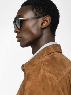 Zadig & Voltaire Sergy Suede Shirt Daim -Zadig & Voltaire Clothing RMSH01018 DAIM ADDI 3 68484fc86b835