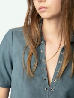 Zadig & Voltaire Ralmy Leather Dress Uniform -Zadig & Voltaire Clothing RWDR01040 UNIFORM HOVER 676055ed41b26