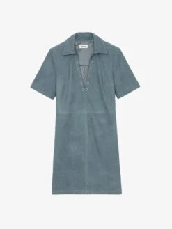 Zadig & Voltaire Ralmy Leather Dress Uniform -Zadig & Voltaire Clothing RWDR01040 UNIFORM PACKSHOT 6777f08d953a2