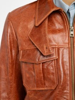 Zadig & Voltaire Lienna Leather Jacket Burn -Zadig & Voltaire Clothing RWOW01258 BURN HOVER 686b82a58f7bf