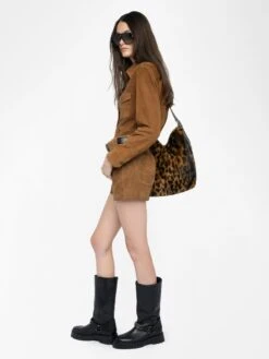 Zadig & Voltaire Thelma Suede Leather Shirt Daim -Zadig & Voltaire Clothing RWSH01033 DAIM ADDI 3 687e3e2ce8b77