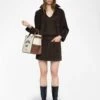 Zadig & Voltaire Jaime Suede Leather Skirt Dark Chocolate 2 Zadig & Voltaire Jaime Suede Leather Skirt Dark Chocolate -Zadig & Voltaire Clothing RWSK01066 DARK CHOCOLATE SHOOTING 684852e1b1006