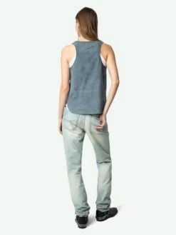 Zadig & Voltaire Tander Suede Top Uniform -Zadig & Voltaire Clothing RWTO01018 UNIFORM BACK 675ff4599a566