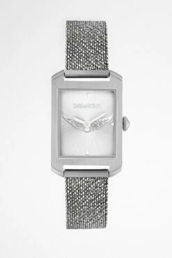 Zadig & Voltaire Timeline Metal Ailes Watch Steel 9 Zadig & Voltaire Timeline Metal Ailes Watch Steel -Zadig & Voltaire Clothing SIAR4608F ACIER