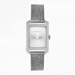 Zadig & Voltaire Timeline Metal Ailes Watch Steel 10 Zadig & Voltaire Timeline Metal Ailes Watch Steel -Zadig & Voltaire Clothing SIAR4608F ACIER 1