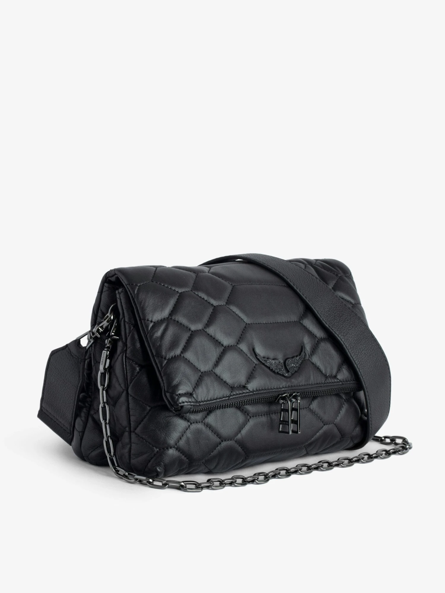 Zadig & Voltaire Rocky XL Quilted Clutch Black 5 Zadig & Voltaire Rocky XL Quilted Clutch Black - Image 3