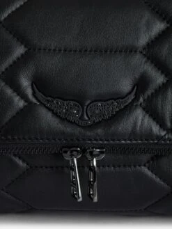 Zadig & Voltaire Rocky XL Quilted Clutch Black 11 Zadig & Voltaire Rocky XL Quilted Clutch Black -Zadig & Voltaire Clothing SKAB2015F NOIR ADDI 2