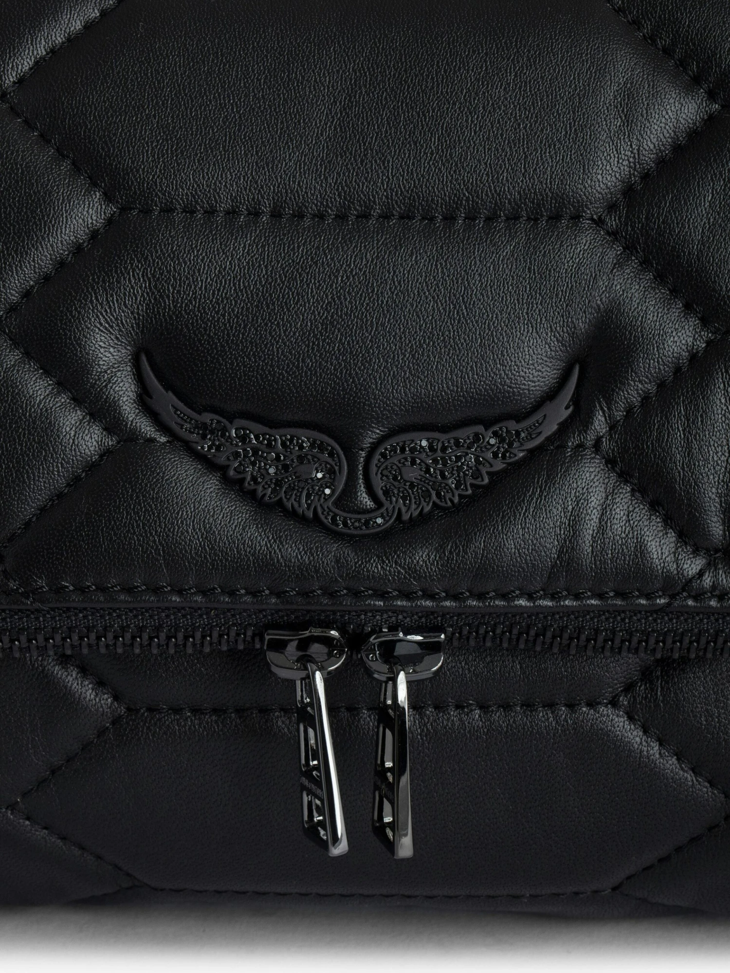 Zadig & Voltaire Rocky XL Quilted Clutch Black 6 Zadig & Voltaire Rocky XL Quilted Clutch Black - Image 4