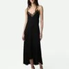 Zadig & Voltaire Risty Jac ZV Silk Dress Black 1 Zadig & Voltaire Risty Jac ZV Silk Dress Black -Zadig & Voltaire Clothing SKCP0427F NOIR SHOOTING 2