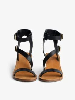 Zadig & Voltaire Cecilia Caprese Sandals Black -Zadig & Voltaire Clothing SWCT00773 NOIR ADDI 2