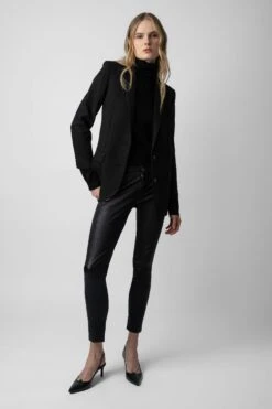 Zadig & Voltaire First Night Court Shoes Abyss -Zadig & Voltaire Clothing SWCT00829 ABYSS 9