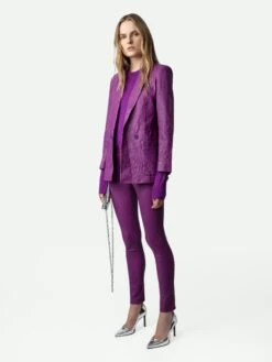 Zadig & Voltaire Perfect Court Shoes Silver -Zadig & Voltaire Clothing SWCT00869 SILVER HOVER