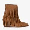 Zadig & Voltaire Cara Suede Ankle Boots Heritage -Zadig & Voltaire Clothing SWCT00880 HERITAGE PACKSHOT 6622891b51d99