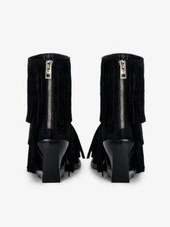 Zadig & Voltaire Cara Suede Ankle Boots Black -Zadig & Voltaire Clothing SWCT00880 NOIR ADDI 3 66213b0b3f3ef