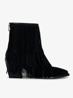 Zadig & Voltaire Cara Suede Ankle Boots Black