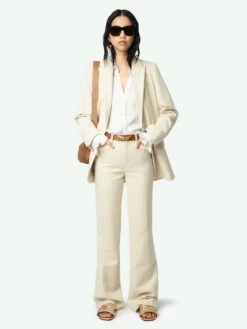 Zadig & Voltaire Azora Mules Gold -Zadig & Voltaire Clothing SWCT01939 GOLD HOVER 67bc59ae15fe6