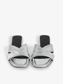 Zadig & Voltaire Azora Mules Silver 11 Zadig & Voltaire Azora Mules Silver -Zadig & Voltaire Clothing SWCT01939 SILVER ADDI 3 678a5b15edf96
