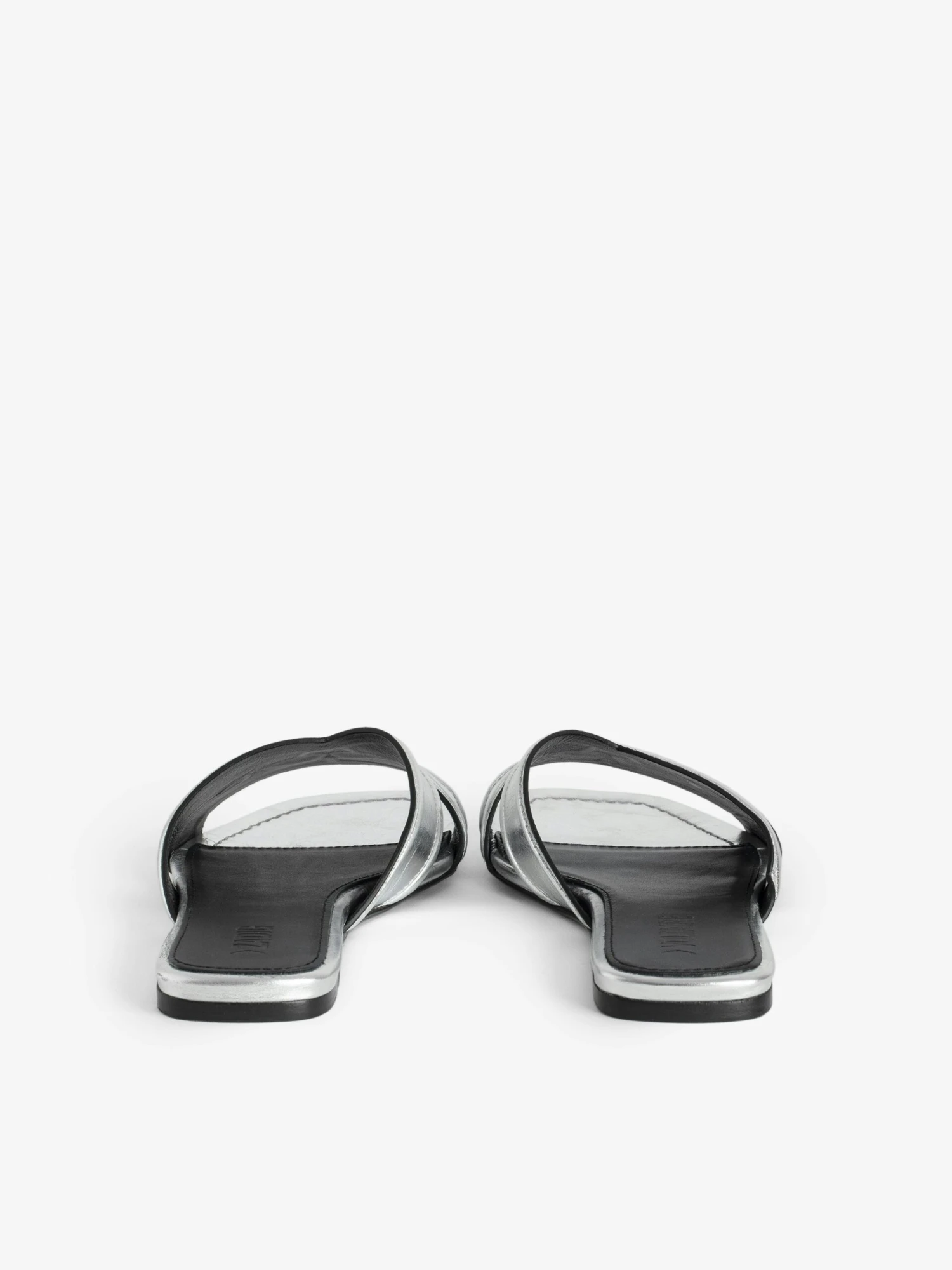 Zadig & Voltaire Azora Mules Silver 4 Zadig & Voltaire Azora Mules Silver - Image 2