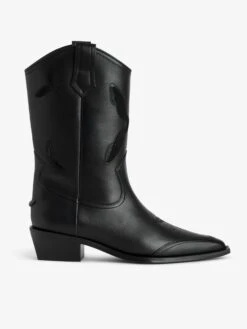 Zadig & Voltaire Cara Women's Western Ankle Boots Black