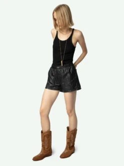 Zadig & Voltaire Tex Western Suede Boots Cognac -Zadig & Voltaire Clothing SWCT02027 COGNAC HOVER 6704e5e6d80dd