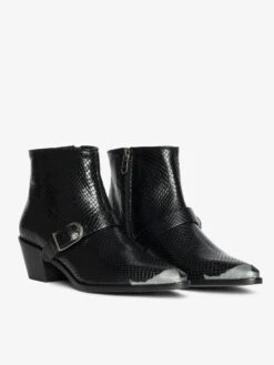 Zadig & Voltaire Tylow Ankle Boots Black -Zadig & Voltaire Clothing SWCT02066 BLACK ADDI 2 68653817890c6