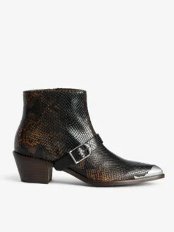 Zadig & Voltaire Tylow Ankle Boots Flame