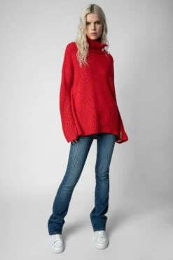 Zadig & Voltaire ZV1747 High Flash Studded Sneakers White -Zadig & Voltaire Clothing SWSN00054 BLANC 10