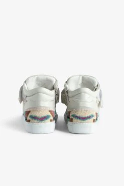 Zadig & Voltaire ZV1747 Mid Flash Trainers White -Zadig & Voltaire Clothing SWSN00421 BLANC 4